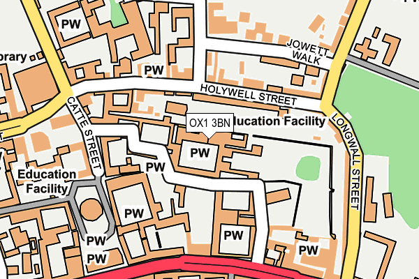 OX1 3BN map - OS OpenMap – Local (Ordnance Survey)