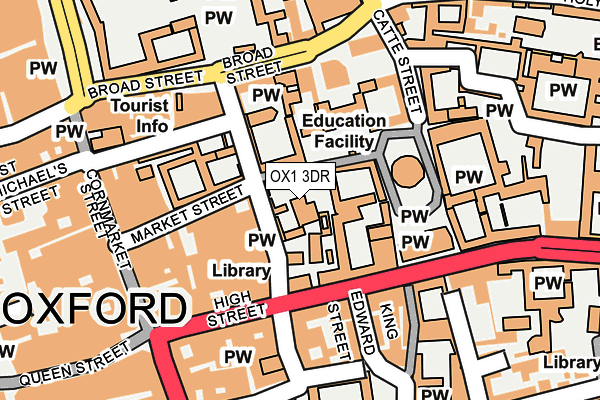 Map of LINCOLN COLLEGE TRADING LIMITED at local scale