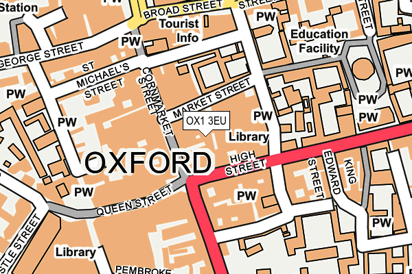 OX1 3EU map - OS OpenMap – Local (Ordnance Survey)
