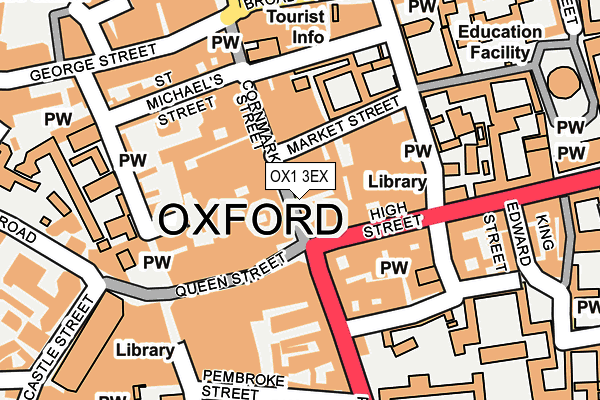 OX1 3EX map - OS OpenMap – Local (Ordnance Survey)