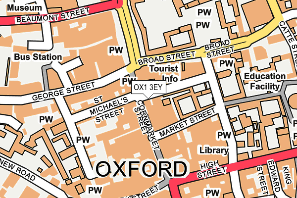 OX1 3EY map - OS OpenMap – Local (Ordnance Survey)