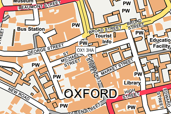 OX1 3HA map - OS OpenMap – Local (Ordnance Survey)