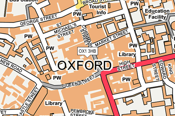 OX1 3HB map - OS OpenMap – Local (Ordnance Survey)