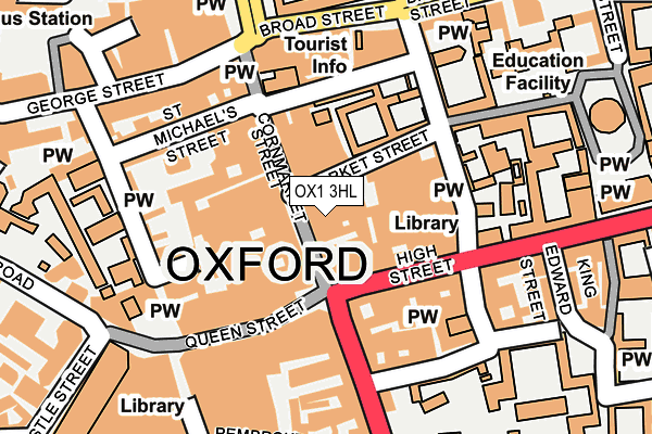 OX1 3HL map - OS OpenMap – Local (Ordnance Survey)
