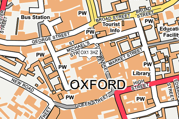 OX1 3HZ map - OS OpenMap – Local (Ordnance Survey)