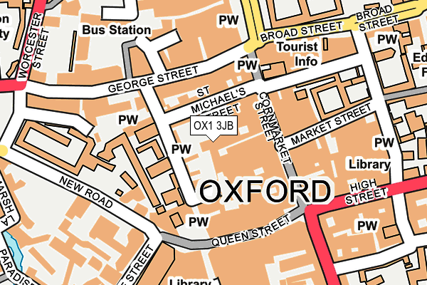 OX1 3JB map - OS OpenMap – Local (Ordnance Survey)