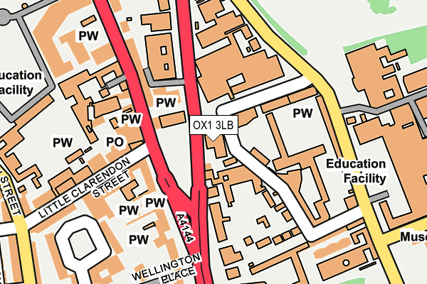 OX1 3LB map - OS OpenMap – Local (Ordnance Survey)