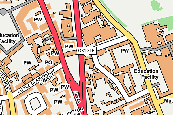 OX1 3LE map - OS OpenMap – Local (Ordnance Survey)