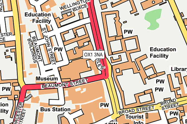 OX1 3NA map - OS OpenMap – Local (Ordnance Survey)