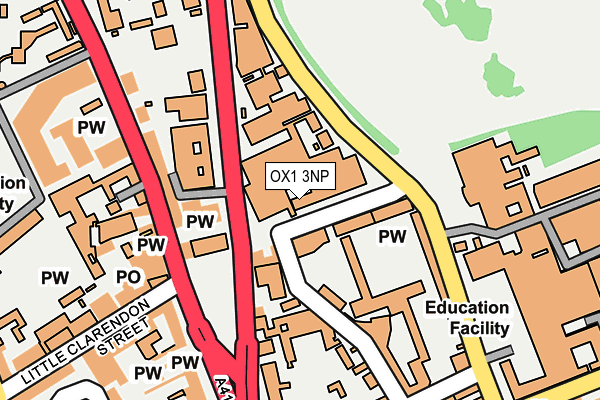 OX1 3NP map - OS OpenMap – Local (Ordnance Survey)