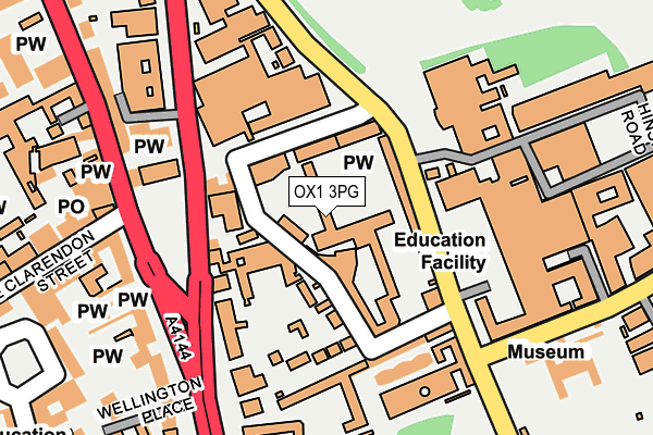 OX1 3PG map - OS OpenMap – Local (Ordnance Survey)