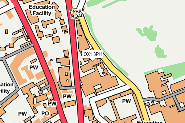 OX1 3PH map - OS OpenMap – Local (Ordnance Survey)