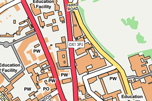 OX1 3PJ map - OS OpenMap – Local (Ordnance Survey)