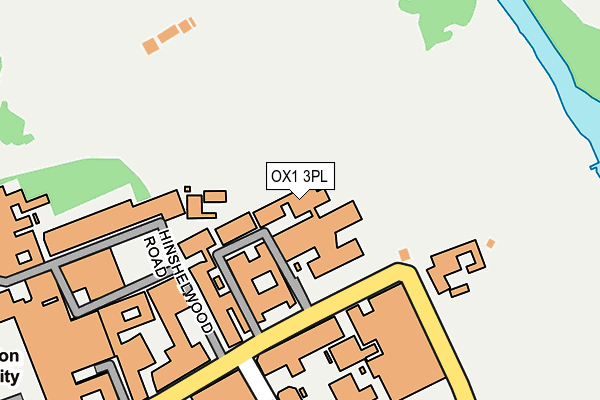OX1 3PL map - OS OpenMap – Local (Ordnance Survey)