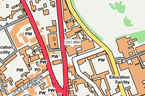 OX1 3RH map - OS OpenMap – Local (Ordnance Survey)