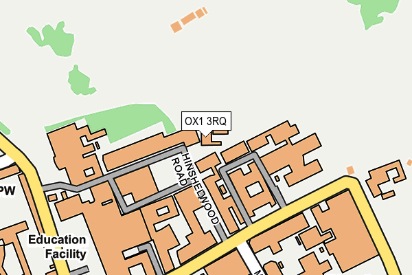 OX1 3RQ map - OS OpenMap – Local (Ordnance Survey)