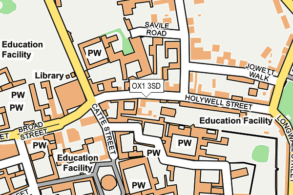 OX1 3SD map - OS OpenMap – Local (Ordnance Survey)