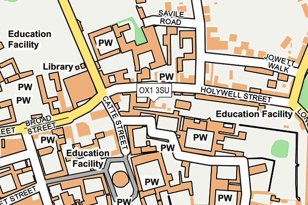 OX1 3SU map - OS OpenMap – Local (Ordnance Survey)