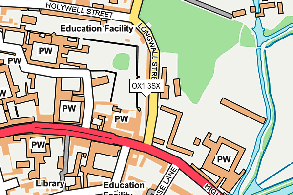 OX1 3SX map - OS OpenMap – Local (Ordnance Survey)