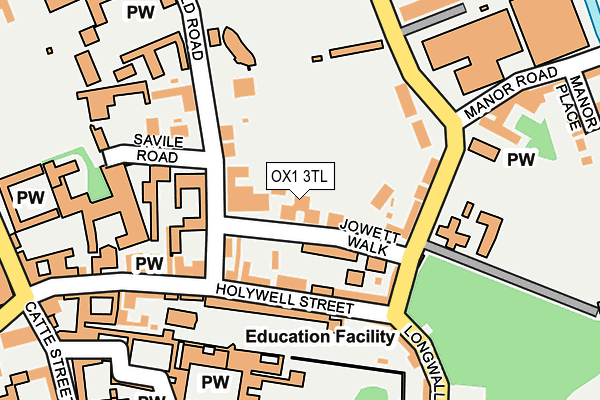 OX1 3TL map - OS OpenMap – Local (Ordnance Survey)