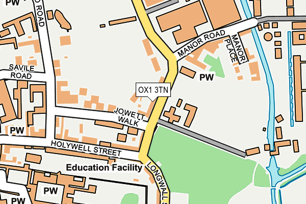 OX1 3TN map - OS OpenMap – Local (Ordnance Survey)