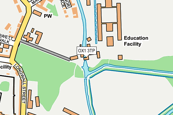 OX1 3TP map - OS OpenMap – Local (Ordnance Survey)