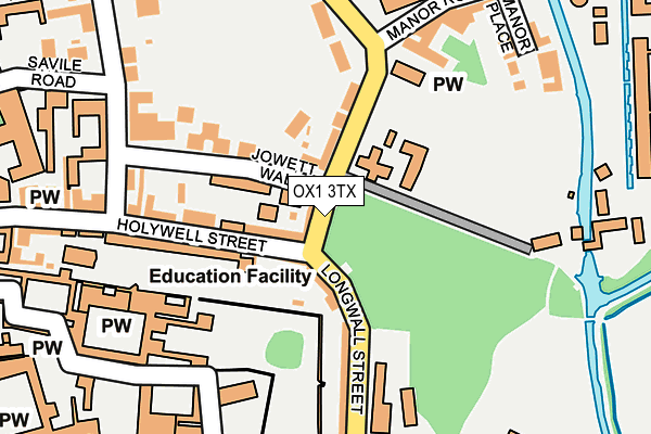 OX1 3TX map - OS OpenMap – Local (Ordnance Survey)