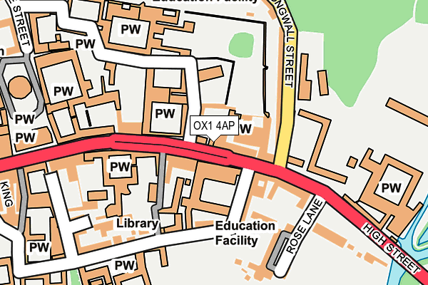 OX1 4AP map - OS OpenMap – Local (Ordnance Survey)