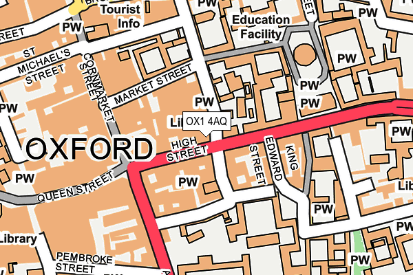 OX1 4AQ map - OS OpenMap – Local (Ordnance Survey)