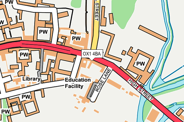 Map of OXFORD HERITAGE LIMITED at local scale