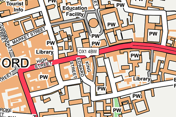 OX1 4BW map - OS OpenMap – Local (Ordnance Survey)