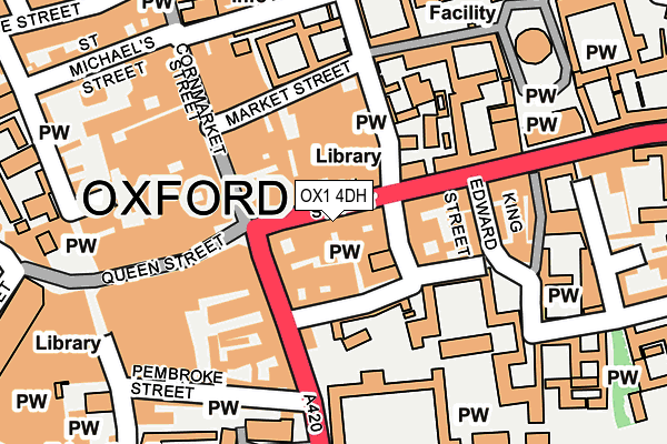 OX1 4DH map - OS OpenMap – Local (Ordnance Survey)