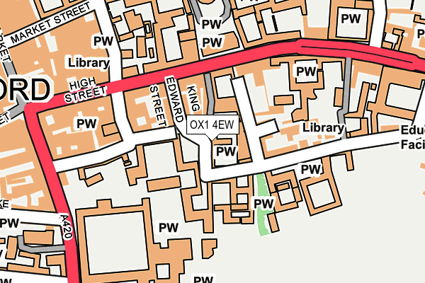 OX1 4EW map - OS OpenMap – Local (Ordnance Survey)