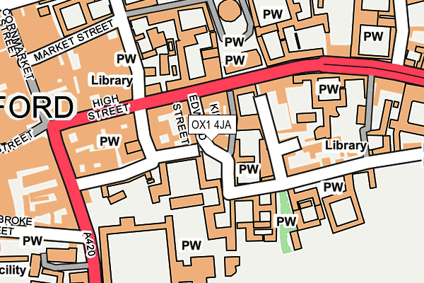OX1 4JA map - OS OpenMap – Local (Ordnance Survey)