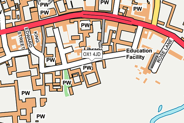 OX1 4JD map - OS OpenMap – Local (Ordnance Survey)