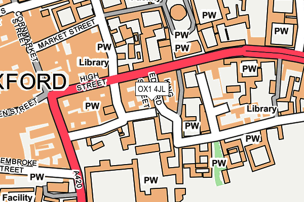 OX1 4JL map - OS OpenMap – Local (Ordnance Survey)