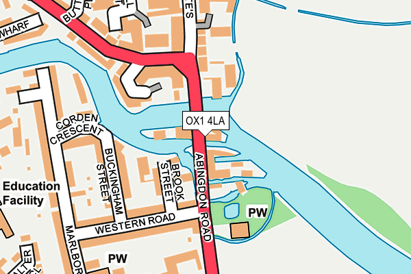 OX1 4LA map - OS OpenMap – Local (Ordnance Survey)