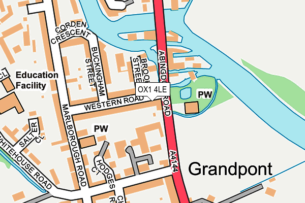 OX1 4LE map - OS OpenMap – Local (Ordnance Survey)