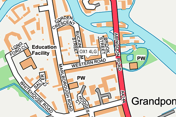 OX1 4LG map - OS OpenMap – Local (Ordnance Survey)