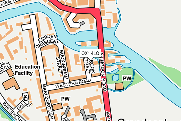 OX1 4LQ map - OS OpenMap – Local (Ordnance Survey)