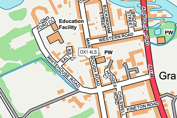 OX1 4LS map - OS OpenMap – Local (Ordnance Survey)