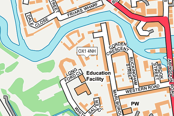 OX1 4NH map - OS OpenMap – Local (Ordnance Survey)