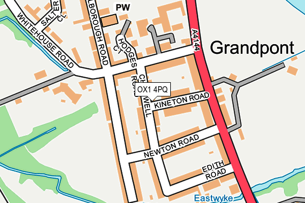 OX1 4PQ map - OS OpenMap – Local (Ordnance Survey)