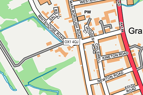 OX1 4QJ map - OS OpenMap – Local (Ordnance Survey)