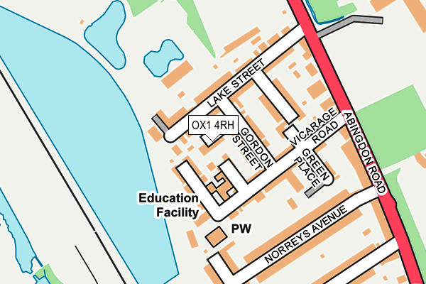 OX1 4RH map - OS OpenMap – Local (Ordnance Survey)