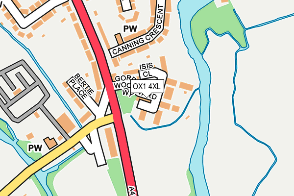 OX1 4XL map - OS OpenMap – Local (Ordnance Survey)