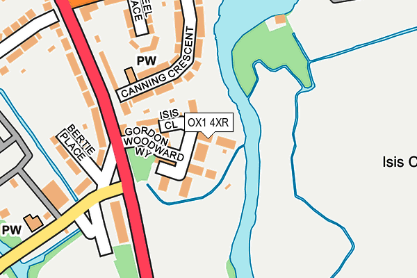 OX1 4XR map - OS OpenMap – Local (Ordnance Survey)