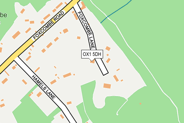 OX1 5DH map - OS OpenMap – Local (Ordnance Survey)