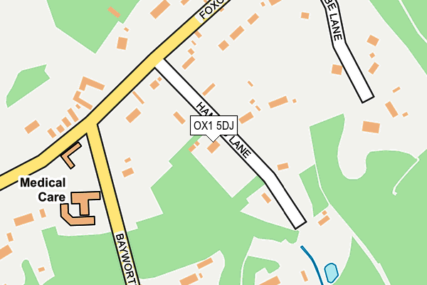 OX1 5DJ map - OS OpenMap – Local (Ordnance Survey)