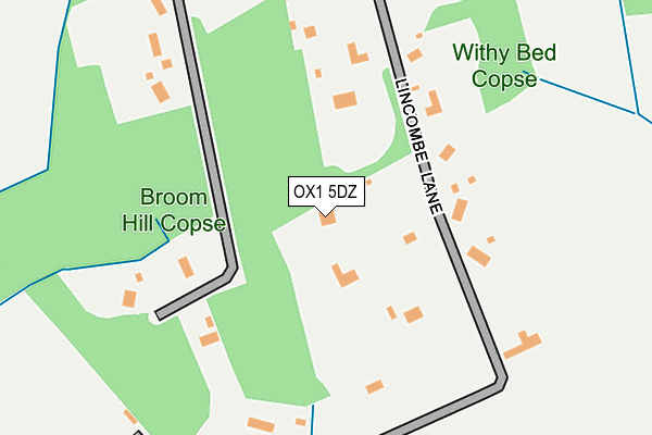 OX1 5DZ map - OS OpenMap – Local (Ordnance Survey)